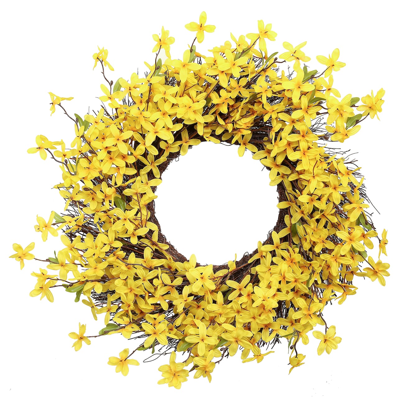 23&#x22; Yellow Forsythia Wreath by Ashland&#xAE;